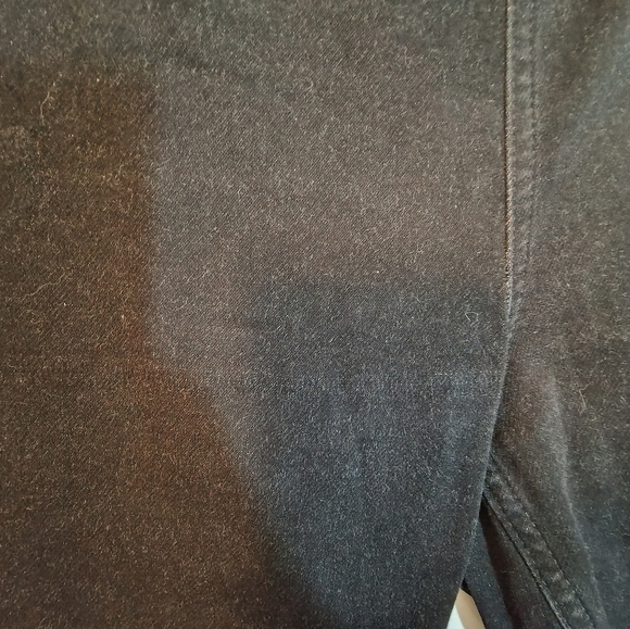 Rag & Bone Flat Front High Rise Pull-on Elastic Waist Black Denim Jeans, L - Picture 6 of 8